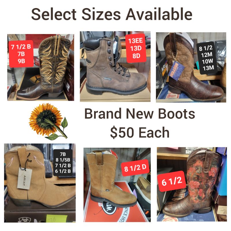 discounted western boots