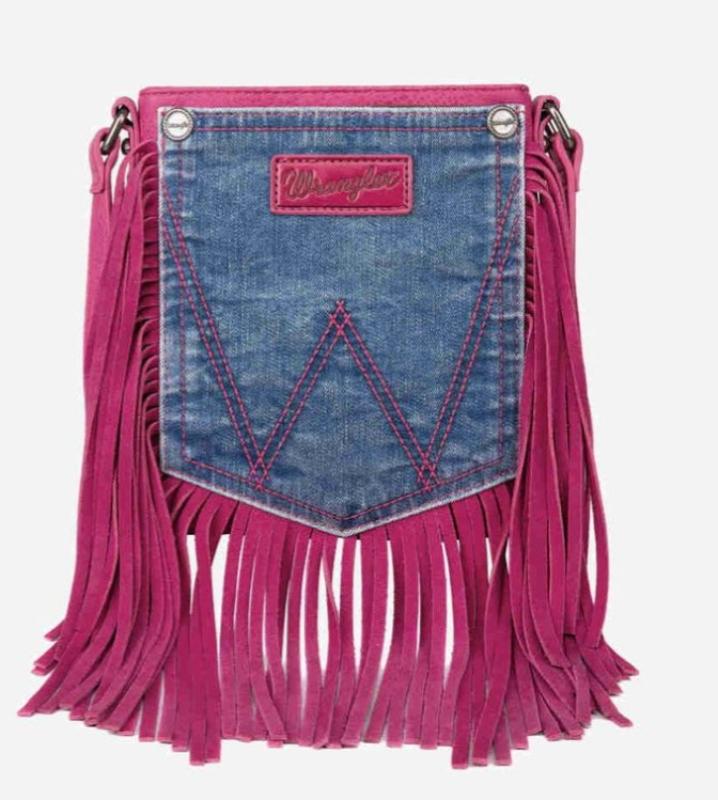 pink wrangler bag