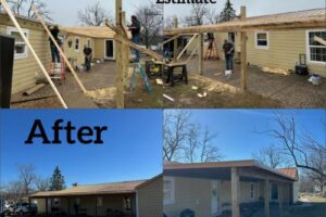 construction Miller Satellite and Home Store construction