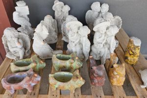concrete outdoor figurines