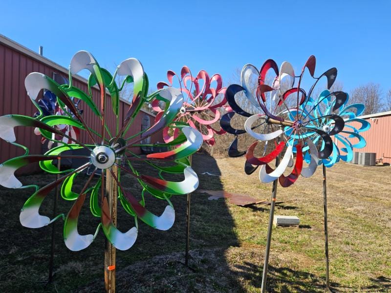 yard spinners windmill spinners