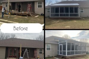 Miller Satellite and Home Store construction