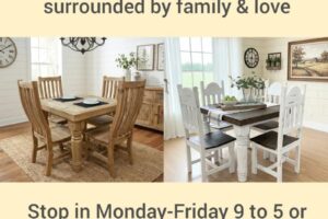 rustic tables Miller Satellite & Home Store