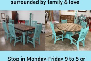 rustic table Miller Satellite & Home Store