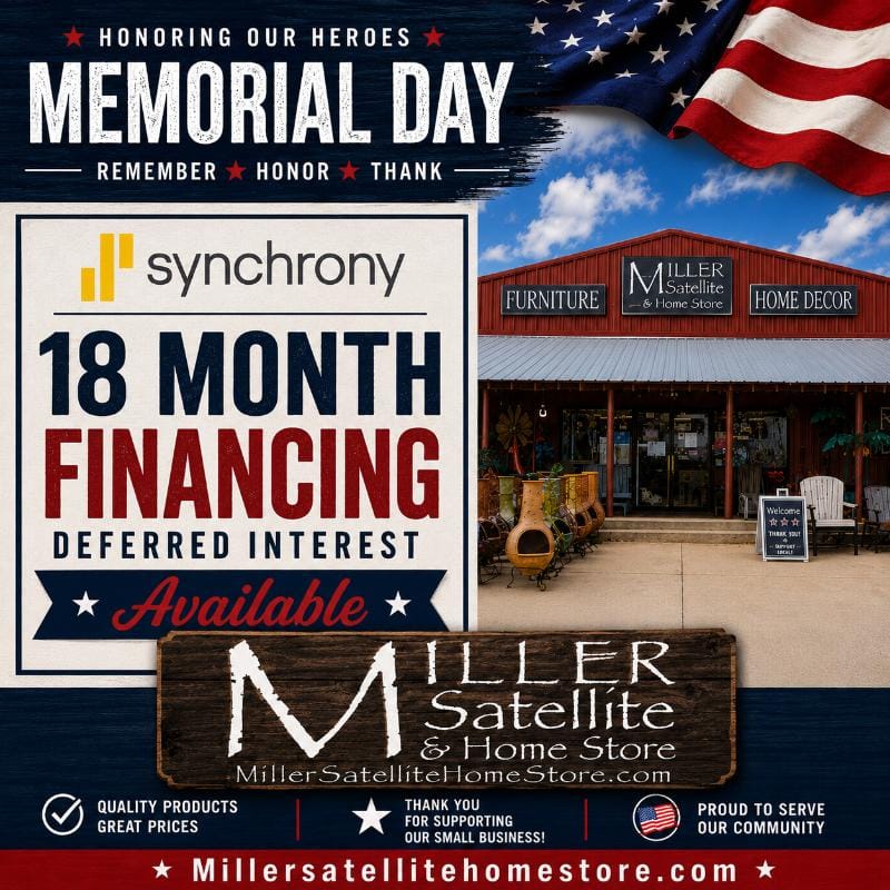 miller satellite & home store 18 months financing miller satellite & home store